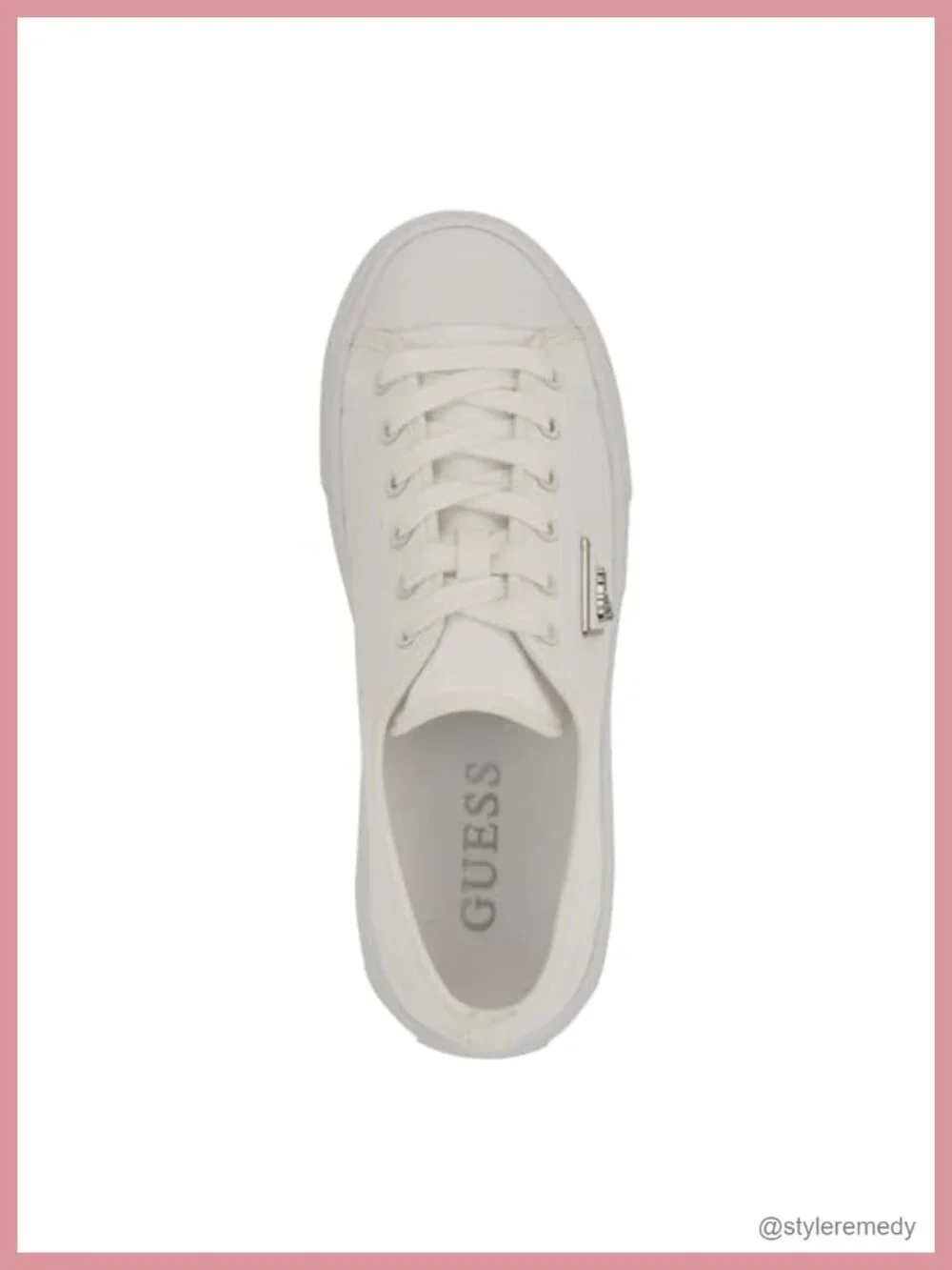 Platform Sneakers with Signature Logo, Round Toe Lace-Up
